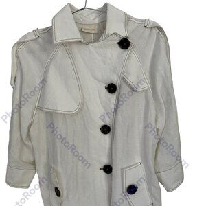 Chicos 100% Linen Cropped Trench - Worn Once - Like New - Size (XL) - Chicos 3